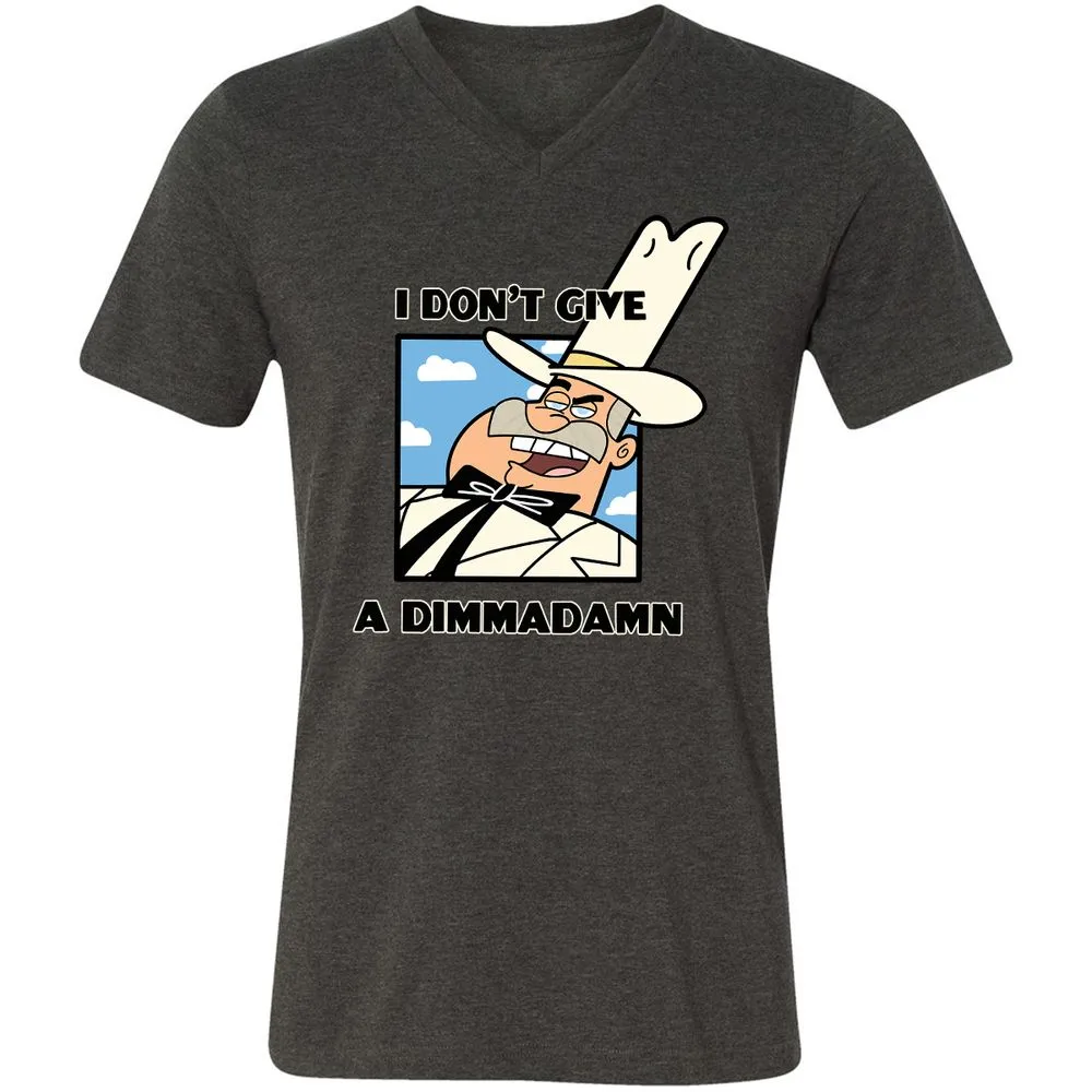 Unisex V-Neck T-Shirt - VTRFFSZ8 - Dark Grey Heather - 8