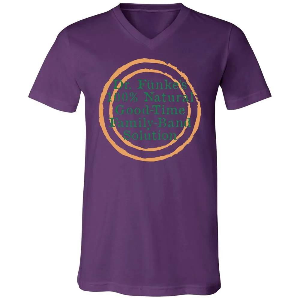 Unisex V-Neck T-Shirt - Y8ZJLUCW - Team Purple - 2