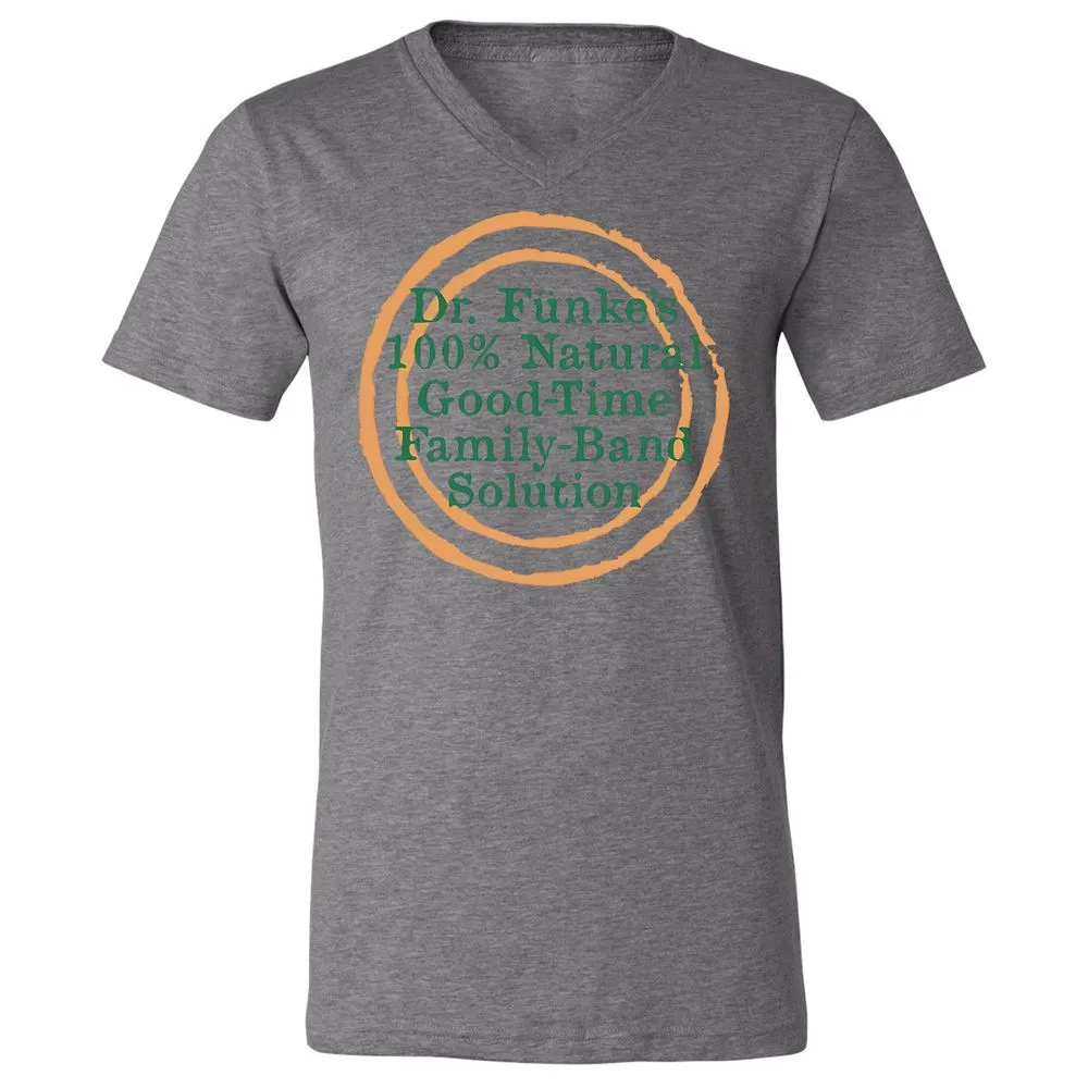 Unisex V-Neck T-Shirt - Y8ZJLUCW - Deep Heather - 13