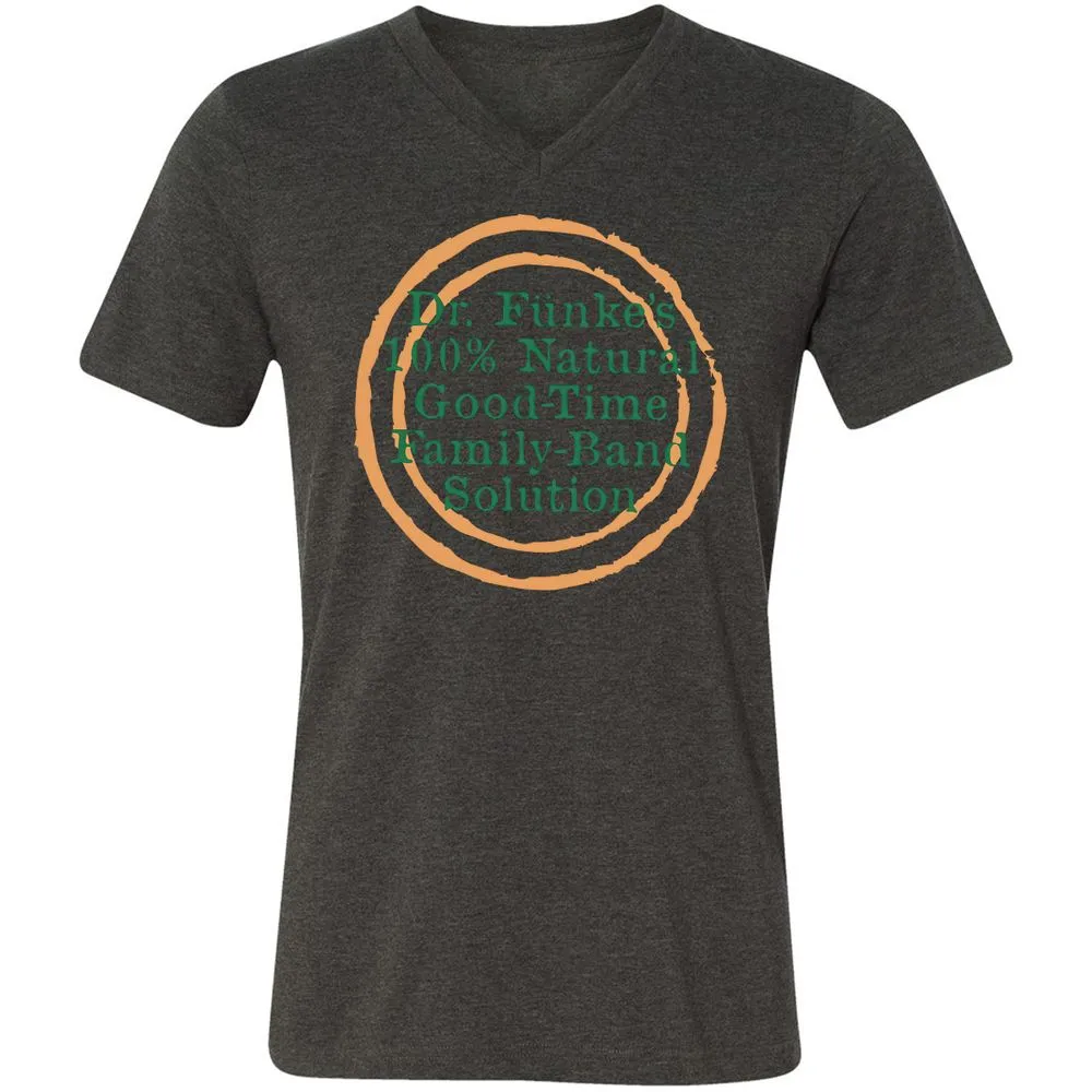 Unisex V-Neck T-Shirt - Y8ZJLUCW - Dark Grey Heather - 8