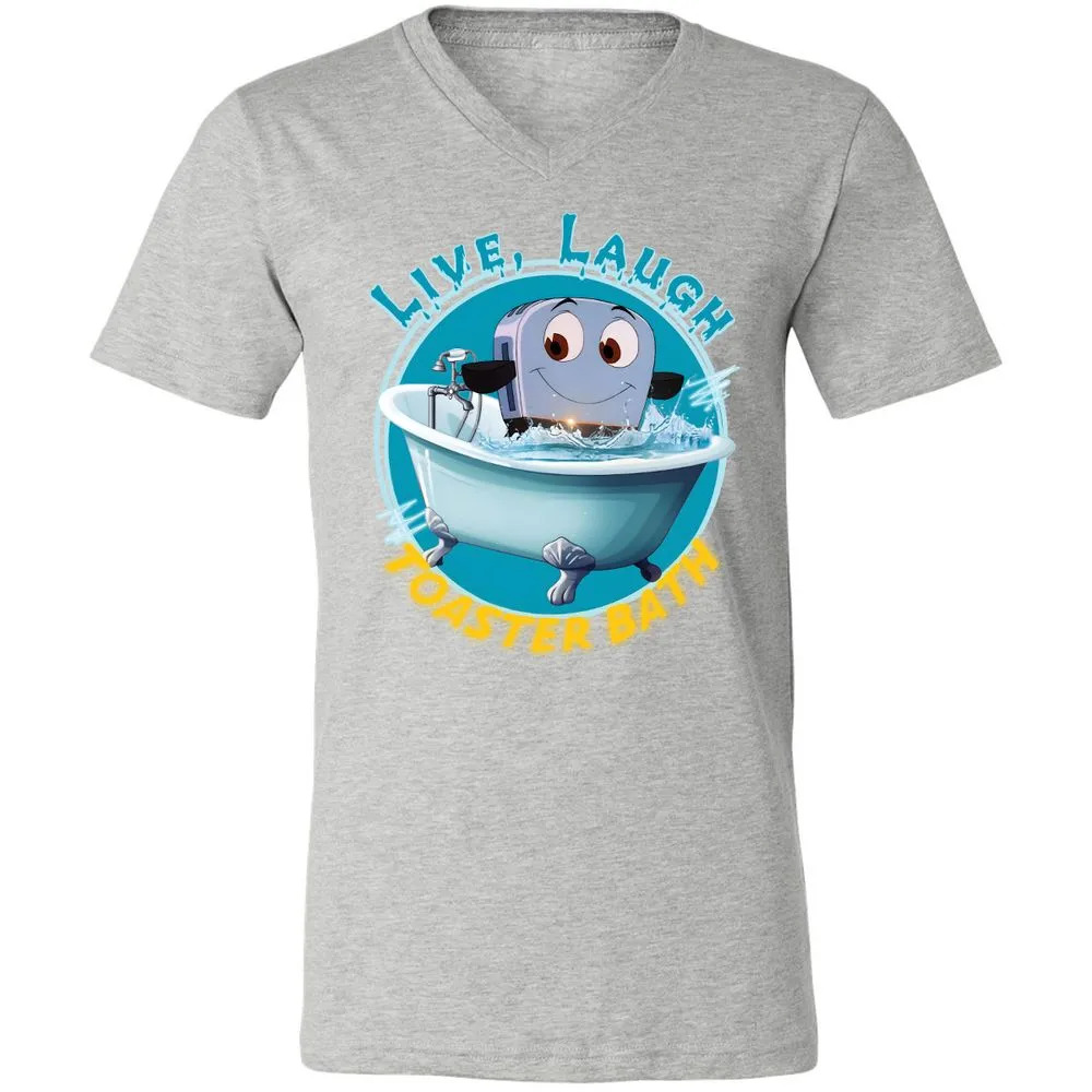 Unisex V-Neck T-Shirt - J9FXSJQ9 - Athletic Heather - 7