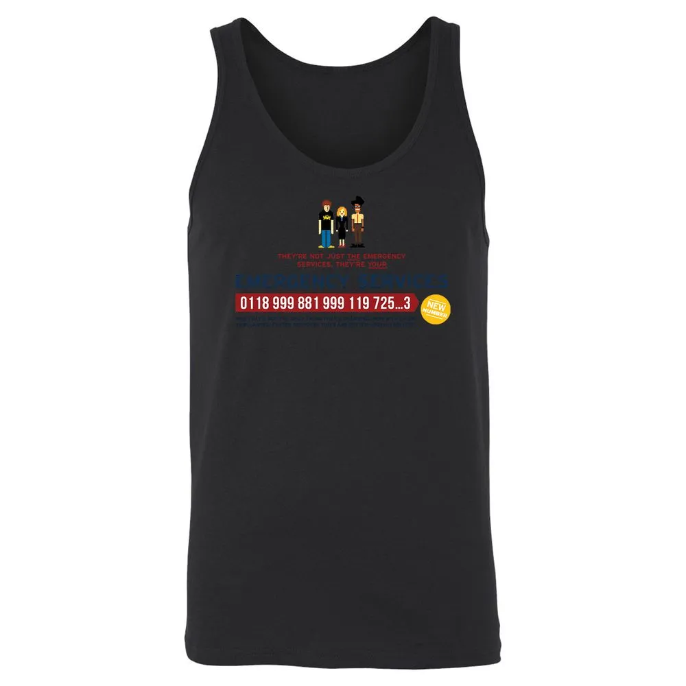 Unisex Jersey Tank - 91EZGZ51 - Black - 14