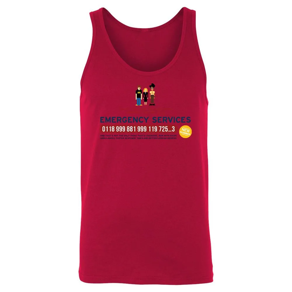 Unisex Jersey Tank - 91EZGZ51 - Red - 11