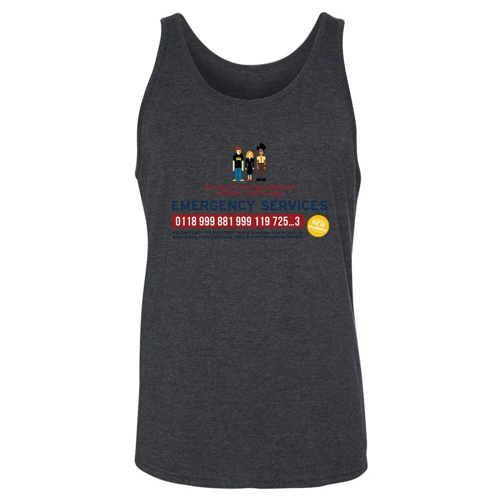 Unisex Jersey Tank - 91EZGZ51 - Dark Grey Heather - 6