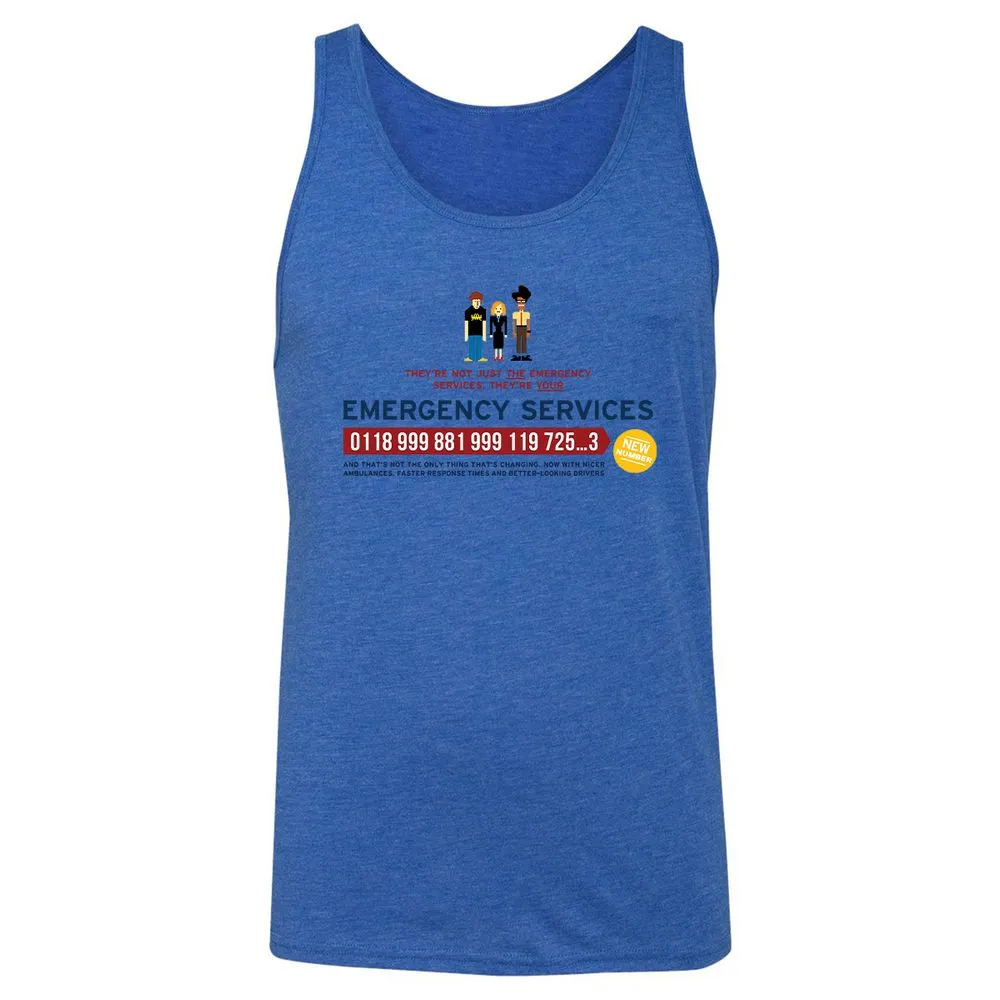 Unisex Jersey Tank - 91EZGZ51 - True Royal Triblend - 12