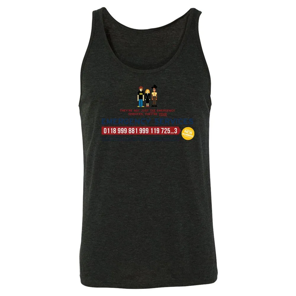 Unisex Jersey Tank - 91EZGZ51 - Charcoal Black Triblend - 5