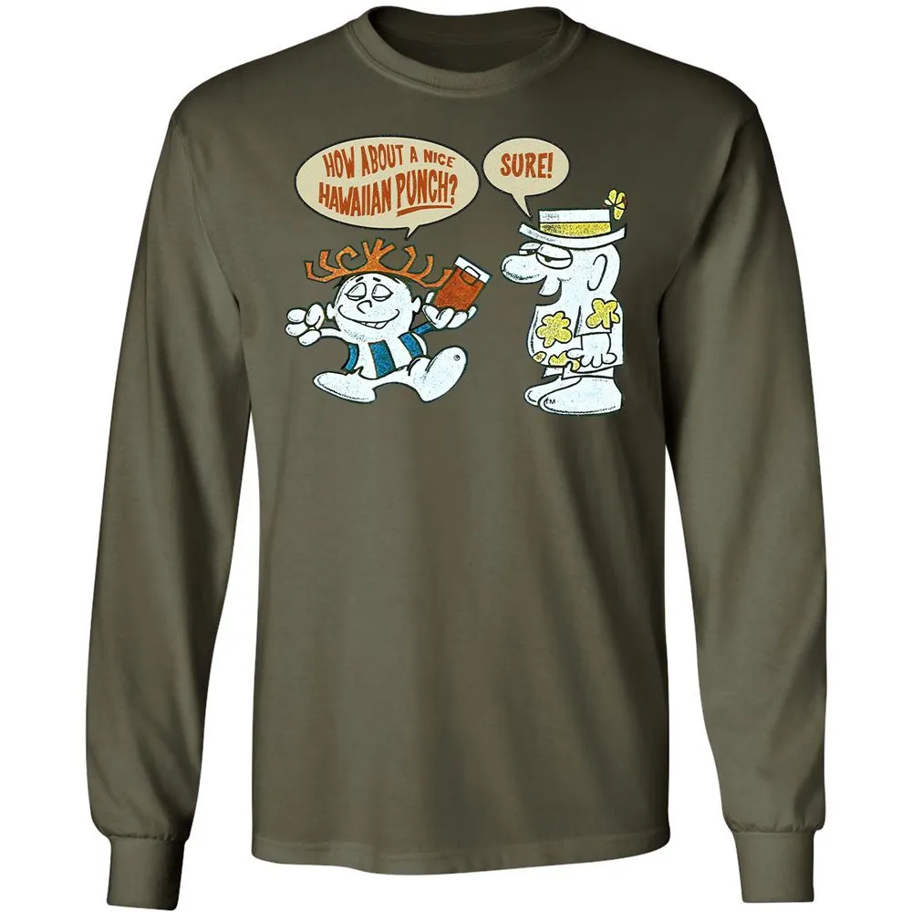 Long Sleeve T-Shirt - 1VK5DK9Y - Military Green - 7