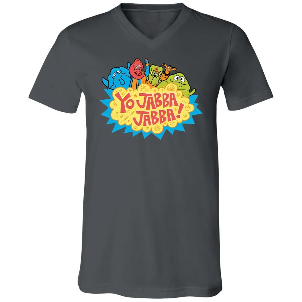 Unisex V-Neck T-Shirt - Q1DNC96N - Asphalt - 12
