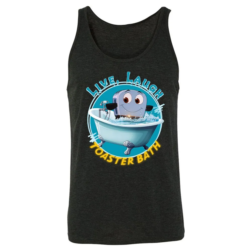 Unisex Jersey Tank - EA6XBFLW - Charcoal Black Triblend - 5