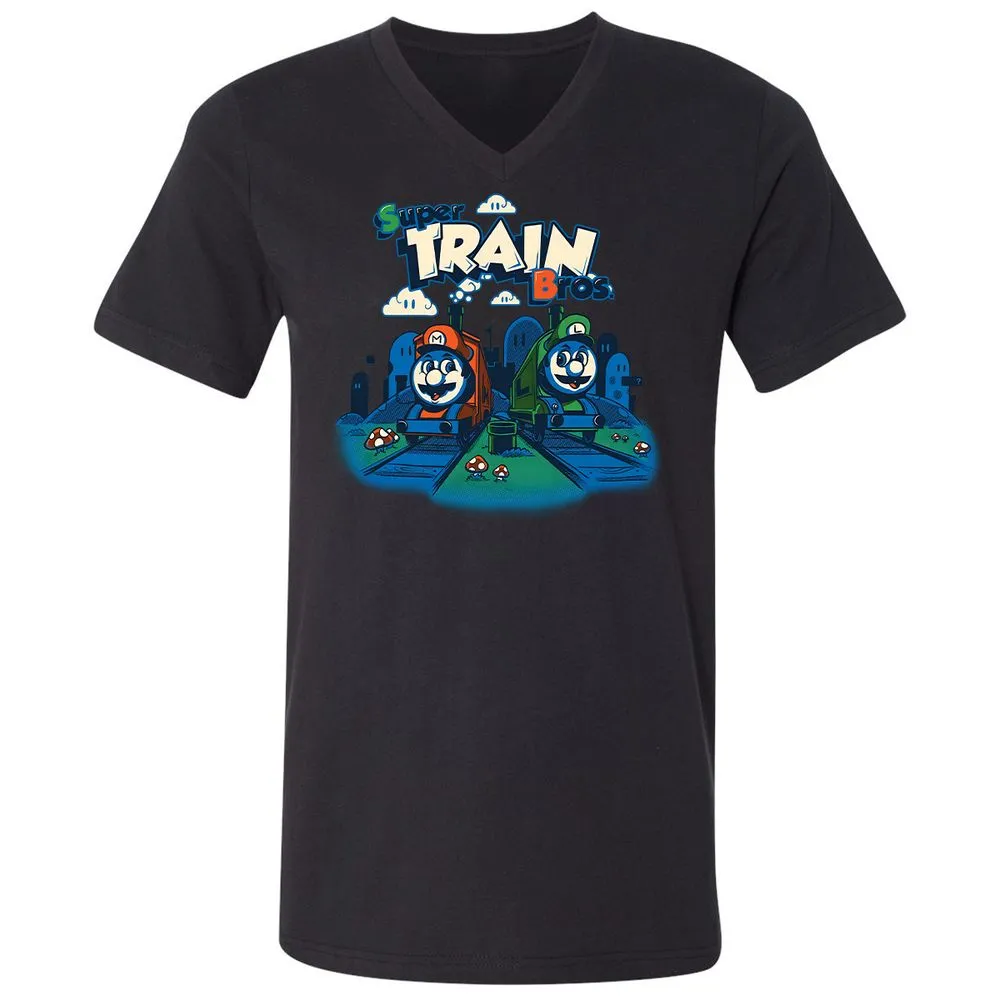 Unisex V-Neck T-Shirt - 3Z8ULW36 - Black - 16