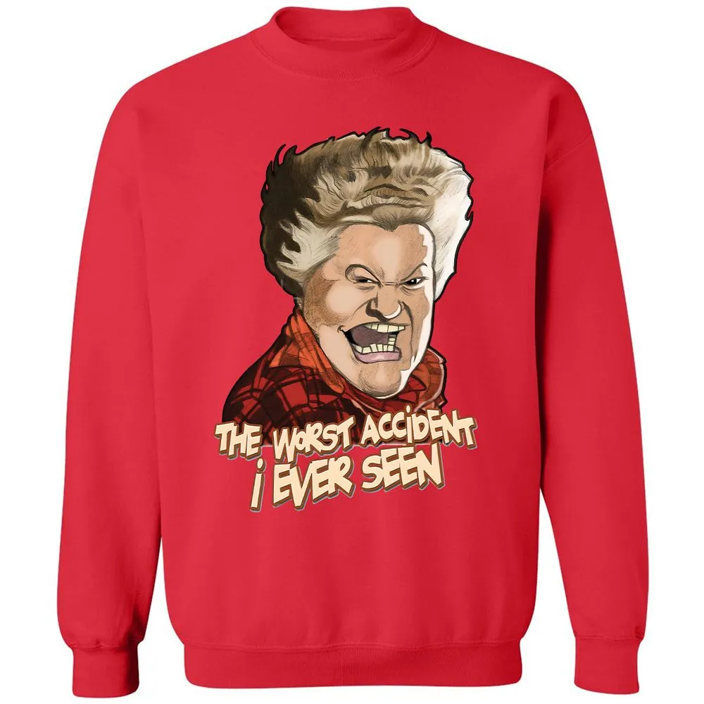 Classic Unisex Sweatshirt - 7LNU54QG - Red - 5