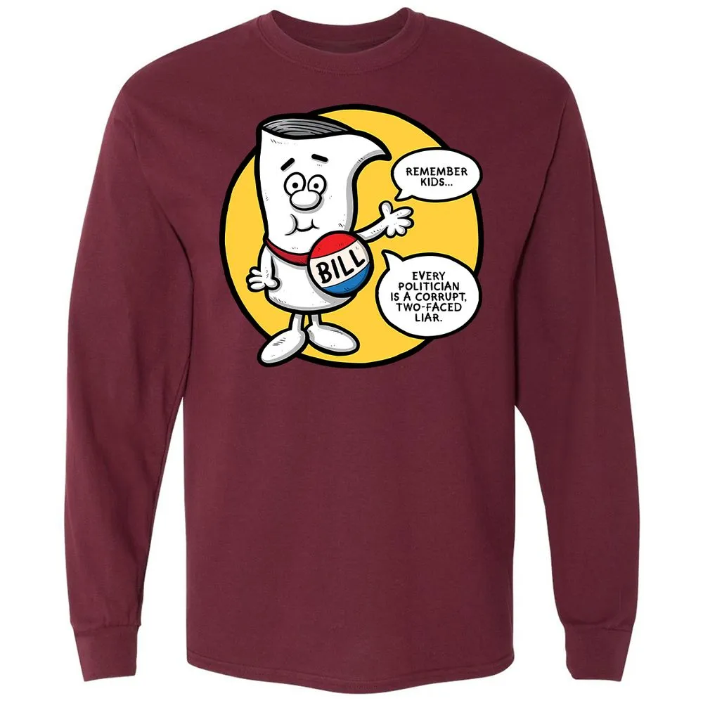 Long Sleeve T-Shirt - 89M5S9JN - Maroon - 11