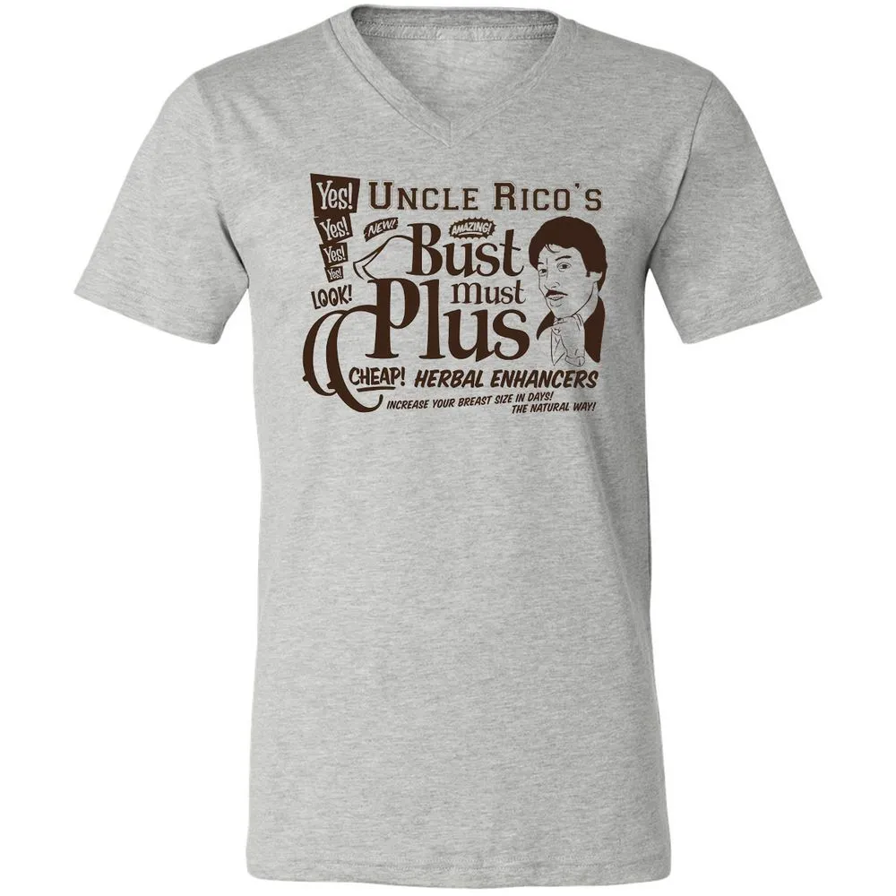 Unisex V-Neck T-Shirt - HGAUQ1ZV - Athletic Heather - 7