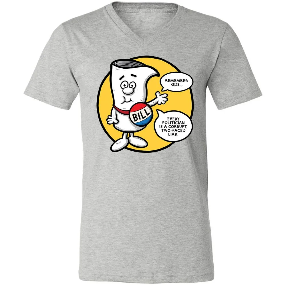 Unisex V-Neck T-Shirt - Q23BNVCG - Athletic Heather - 7