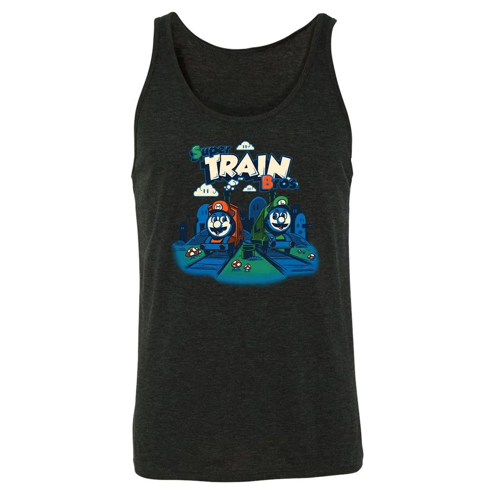 Unisex Jersey Tank - 4ZNBM73A - Charcoal Black Triblend - 5