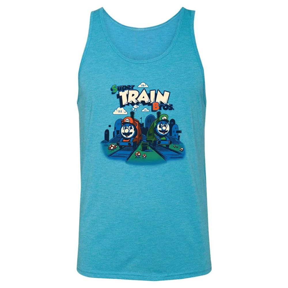 Unisex Jersey Tank - 4ZNBM73A - Aqua Triblend - 3