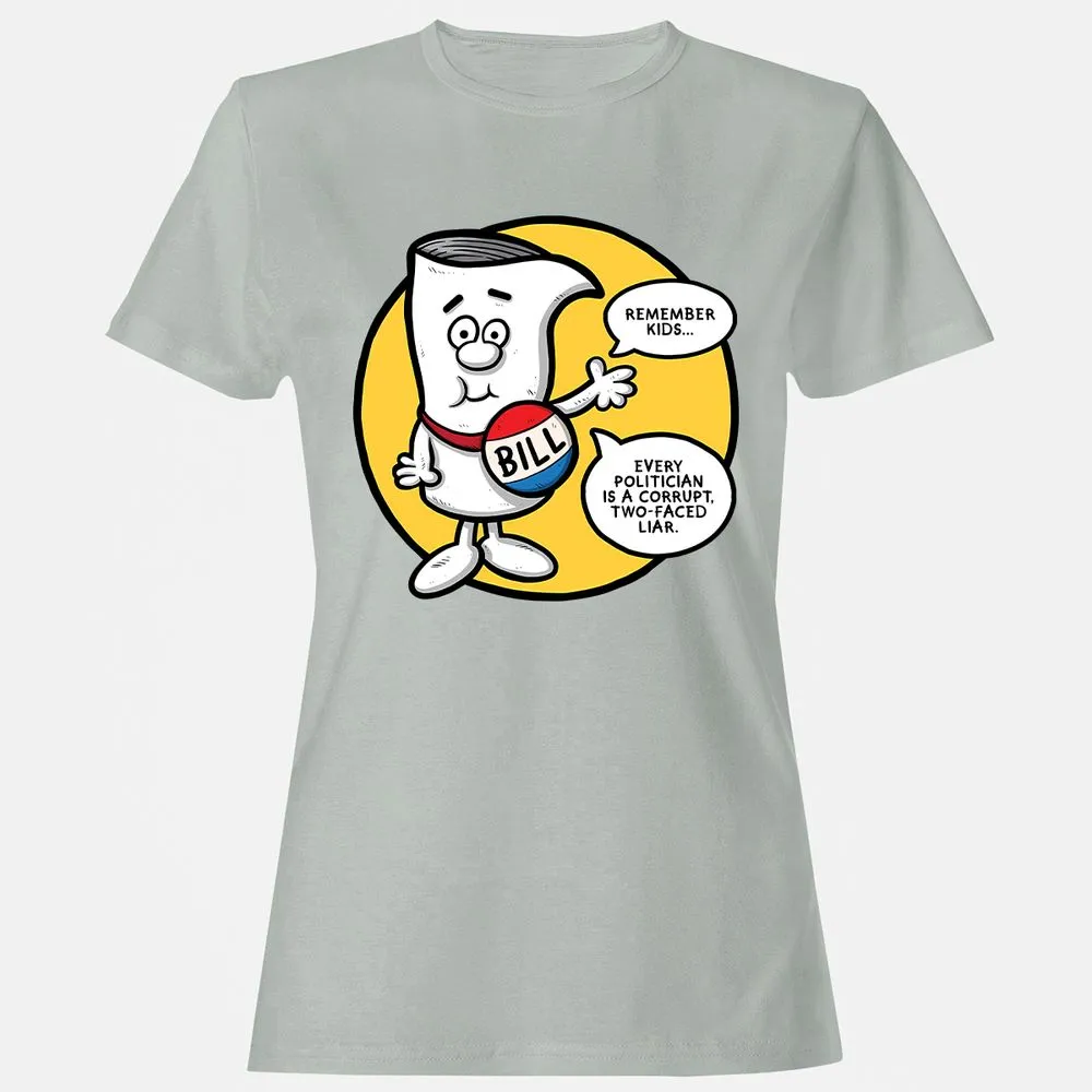 Women's T-Shirt - K9YZ7TZJ - Ash - 2