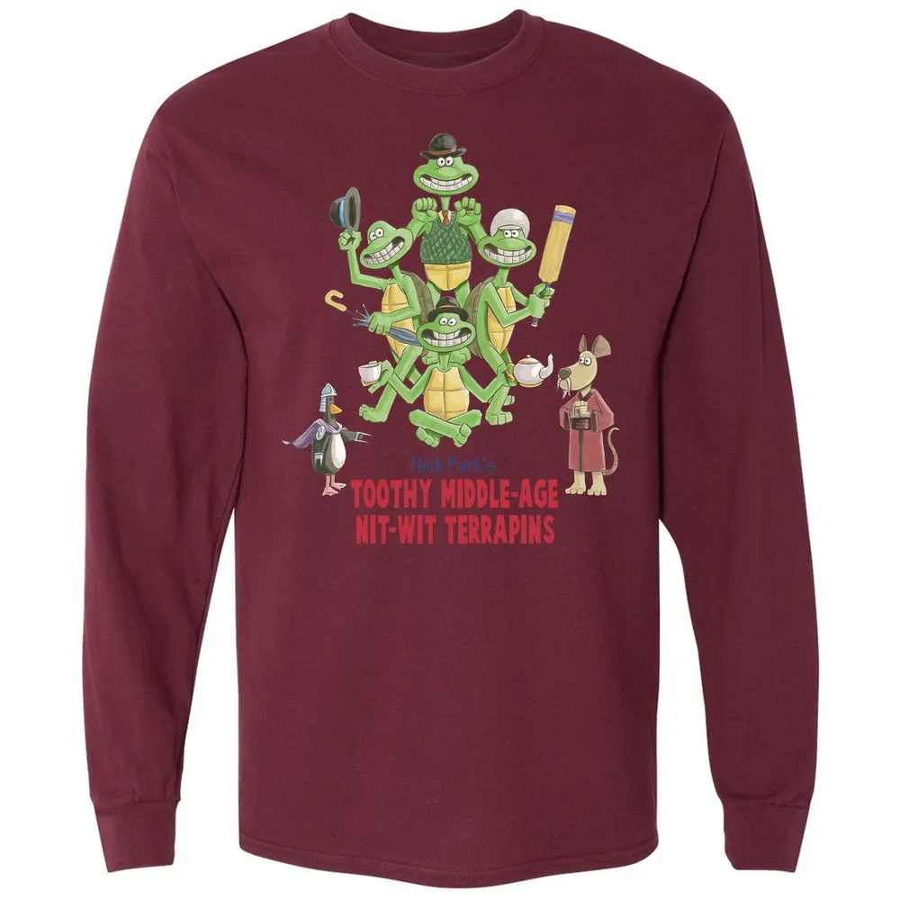 Long Sleeve T-Shirt - 1M3VG2J1 - Maroon - 11