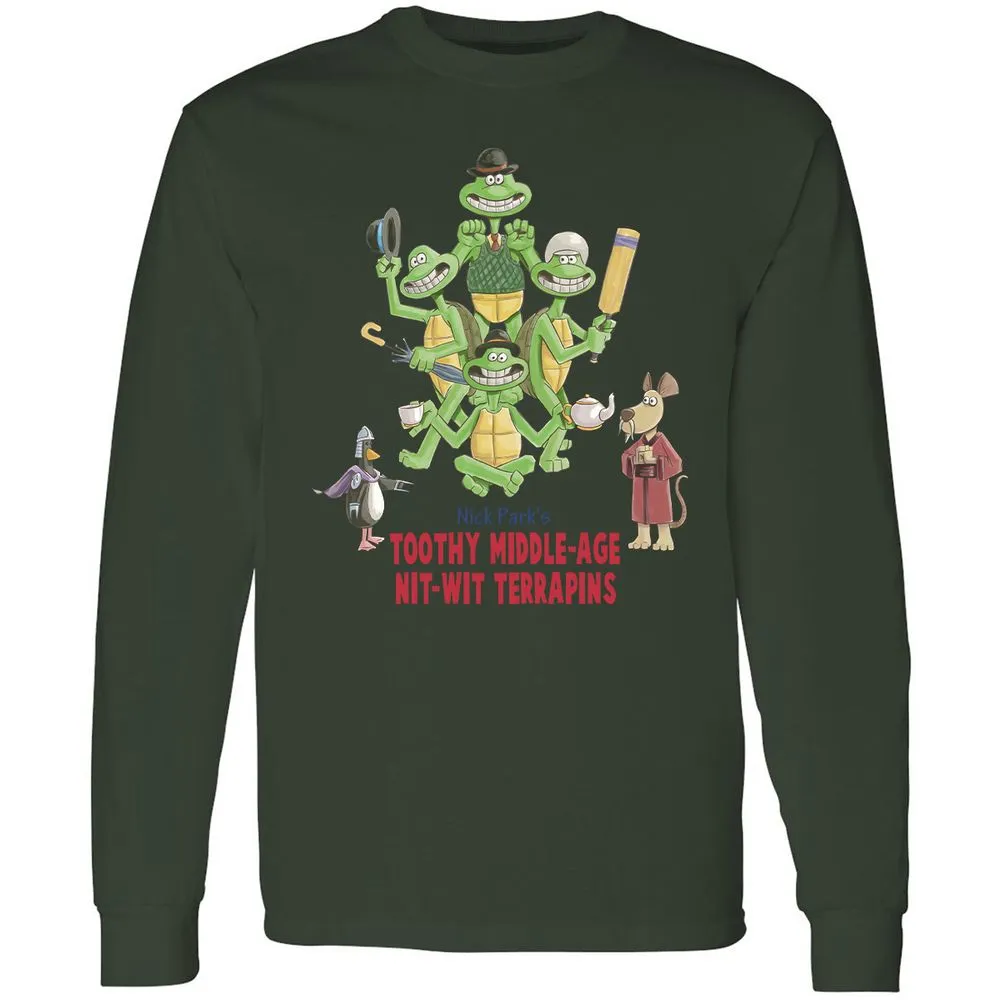 Long Sleeve T-Shirt - 1M3VG2J1 - Forest Green - 8