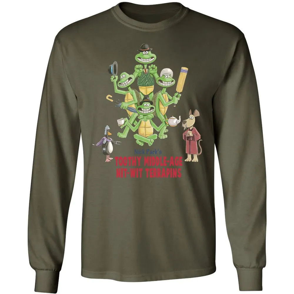Long Sleeve T-Shirt - 1M3VG2J1 - Military Green - 7