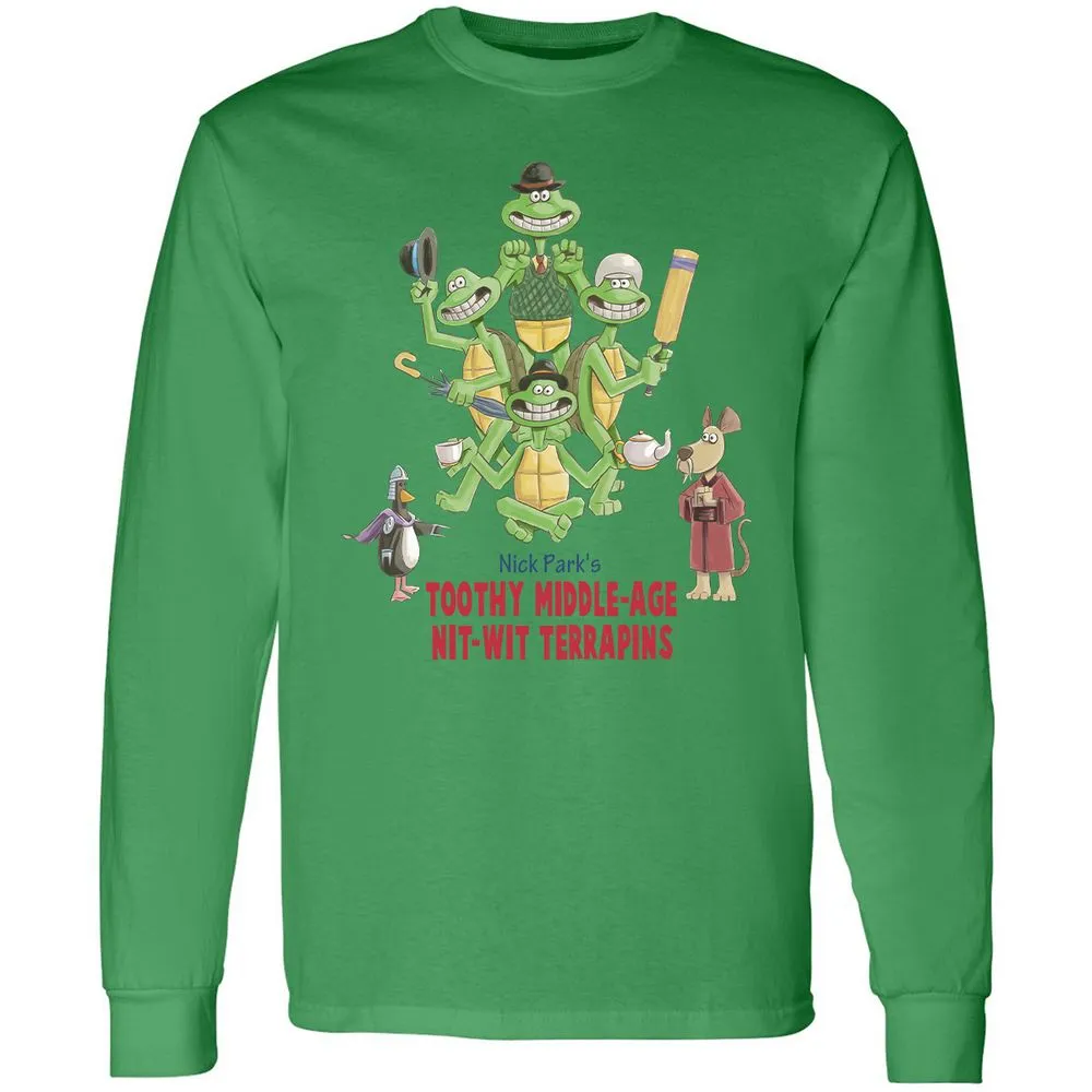 Long Sleeve T-Shirt - 1M3VG2J1 - Irish Green - 10