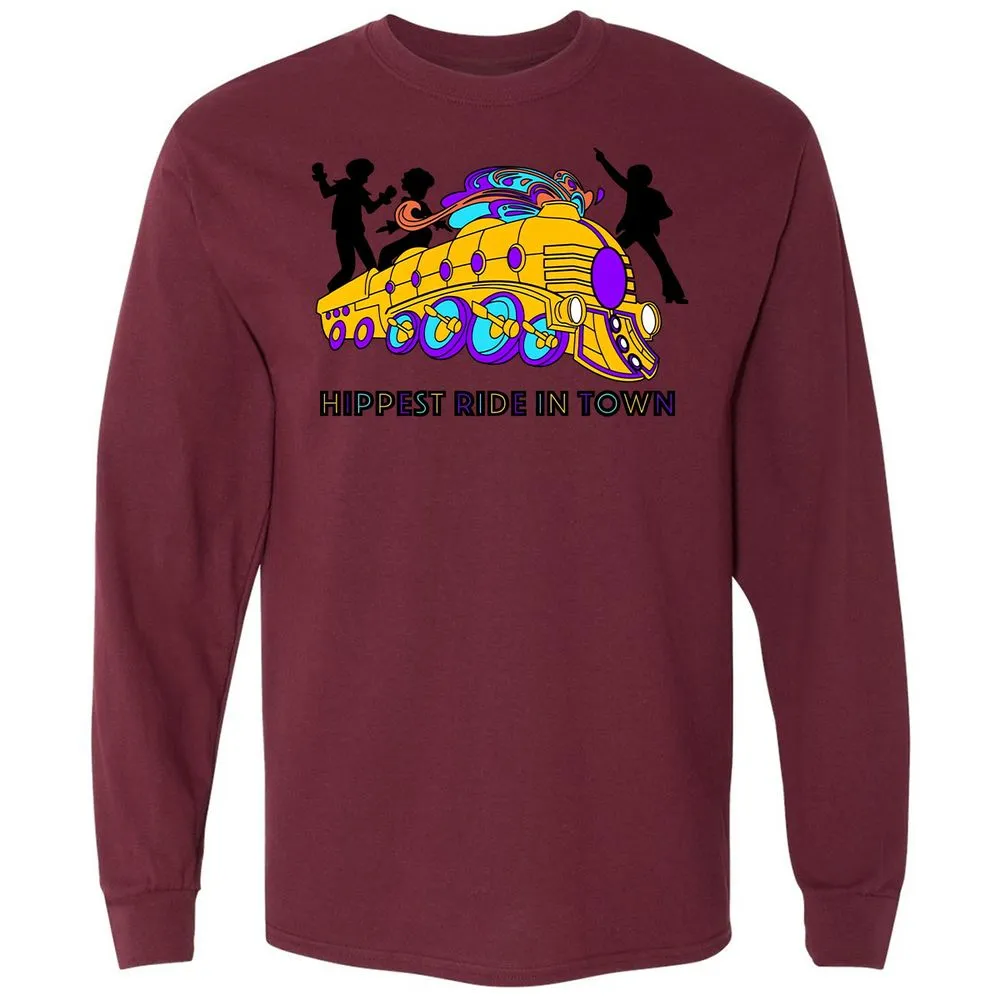 Long Sleeve T-Shirt - A286W23L - Maroon - 11