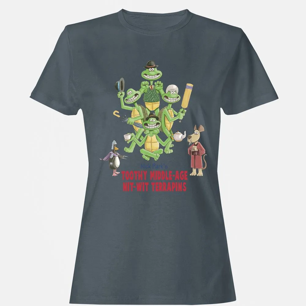 Women's T-Shirt - CU7E596W - Charcoal - 3