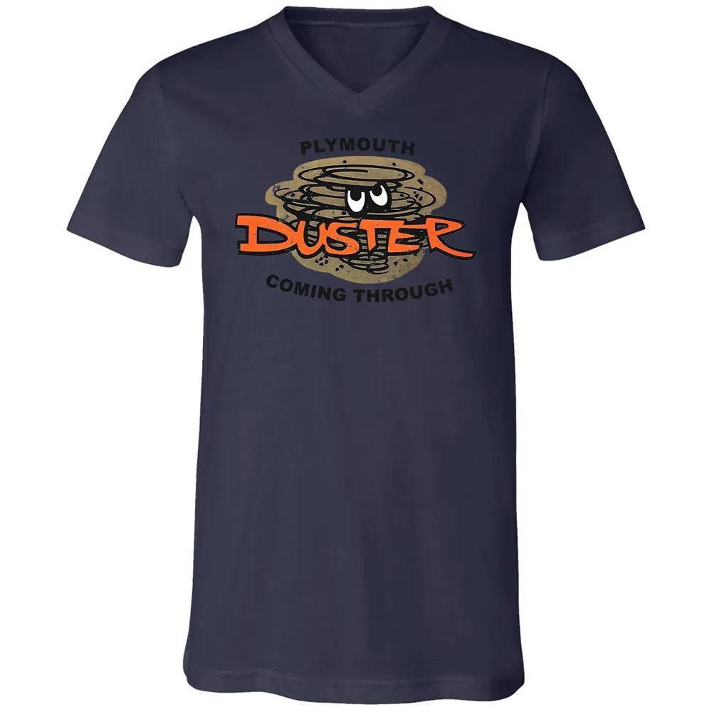 Unisex V-Neck T-Shirt - C3EGB4N4 - Navy - 9