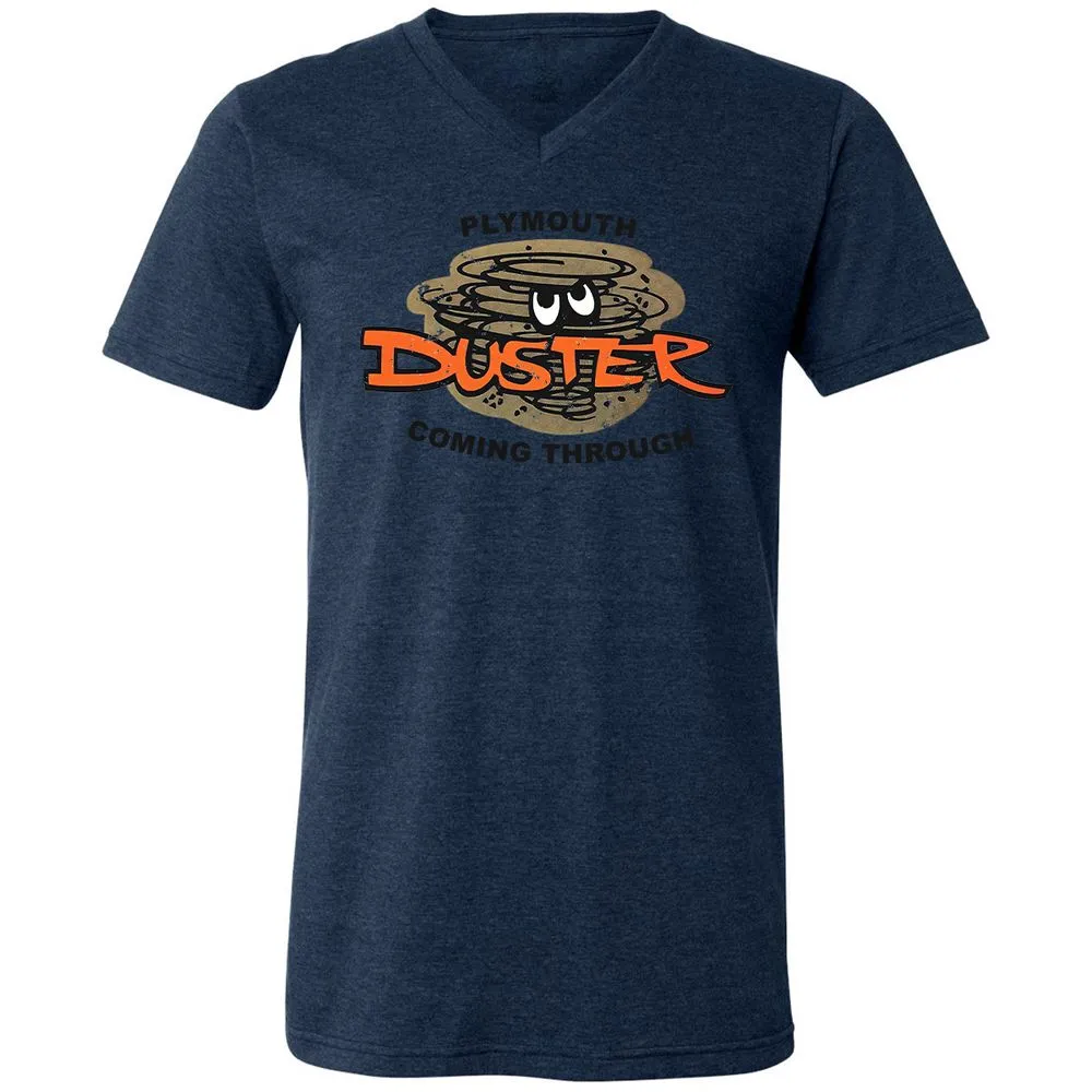Unisex V-Neck T-Shirt - C3EGB4N4 - Heather Navy - 15