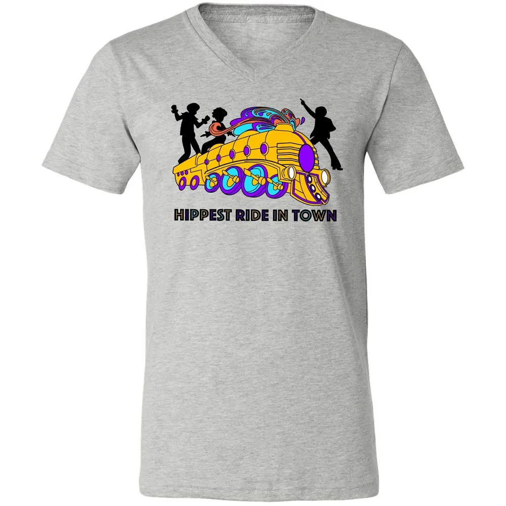 Unisex V-Neck T-Shirt - 1S7VDVJG - Athletic Heather - 7