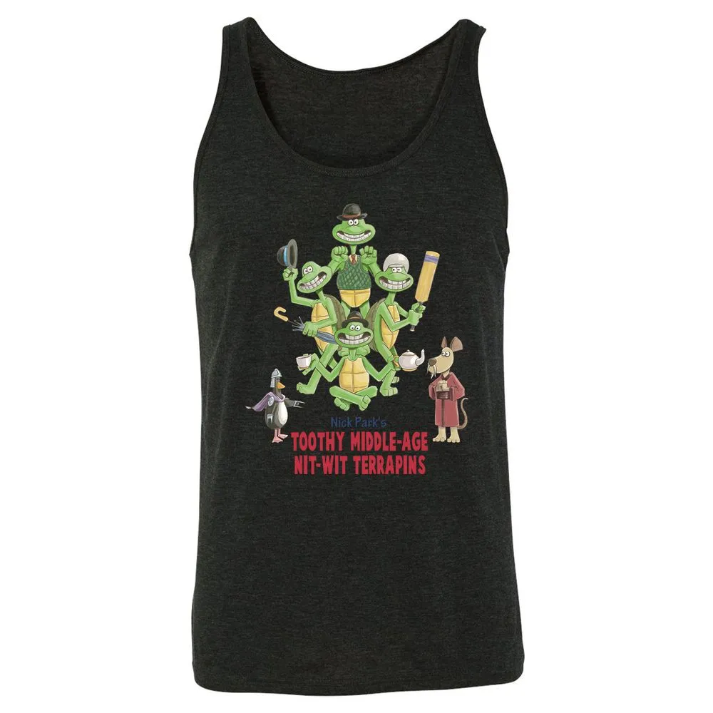 Unisex Jersey Tank - S3DZDW5Q - Charcoal Black Triblend - 5