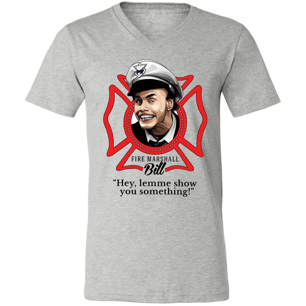 Unisex V-Neck T-Shirt - BE2N96R8 - Athletic Heather - 7