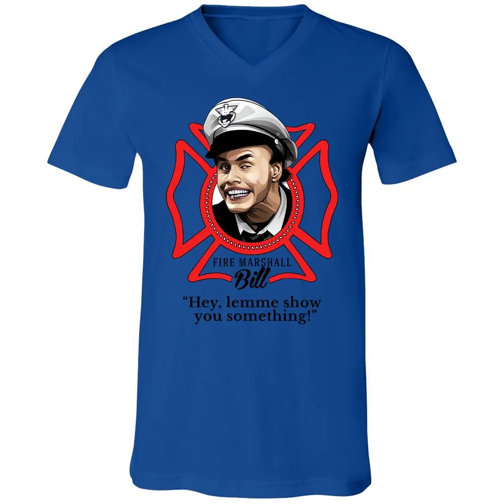 Unisex V-Neck T-Shirt - BE2N96R8 - True Royal - 4