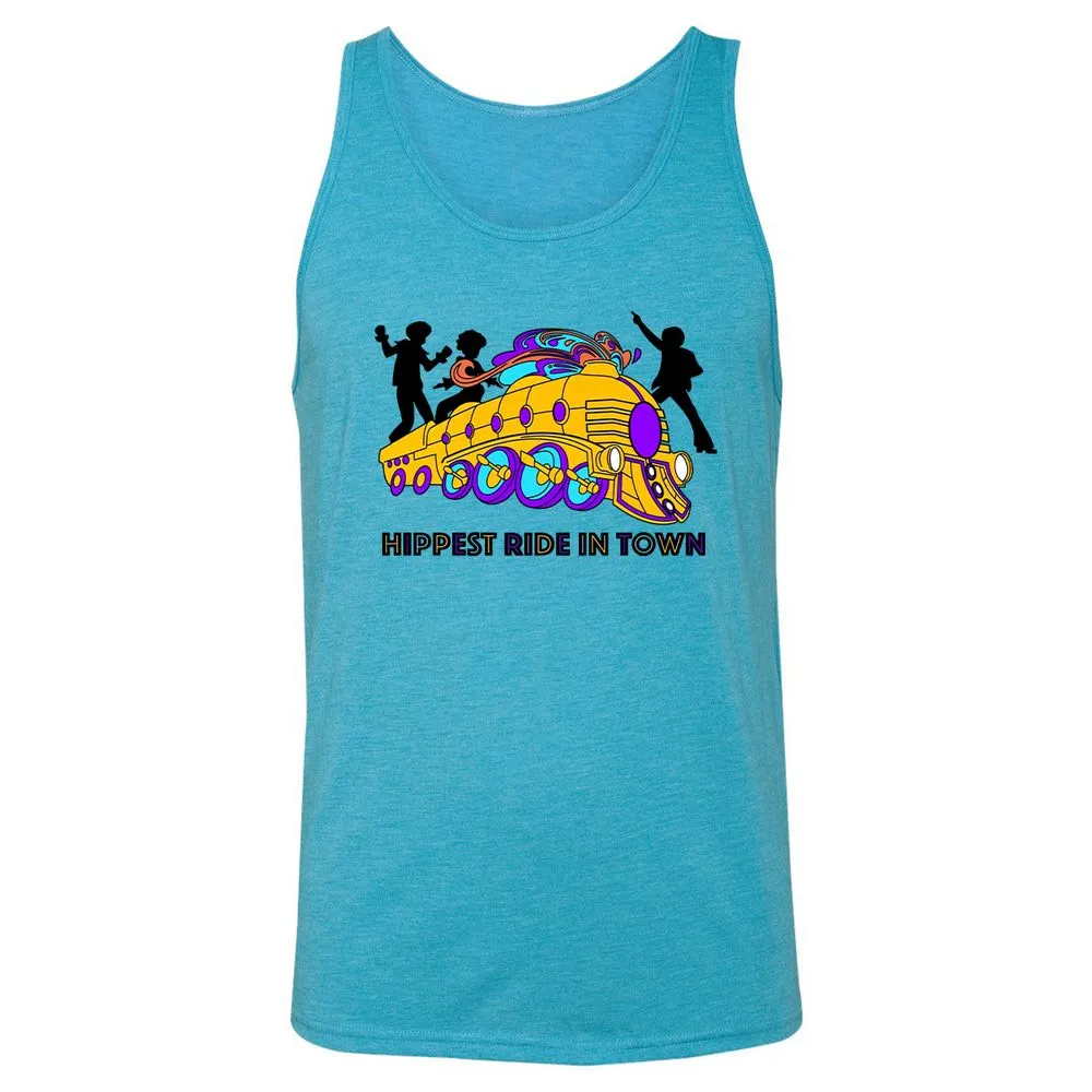 Unisex Jersey Tank - UVBQ3FAA - Aqua Triblend - 3