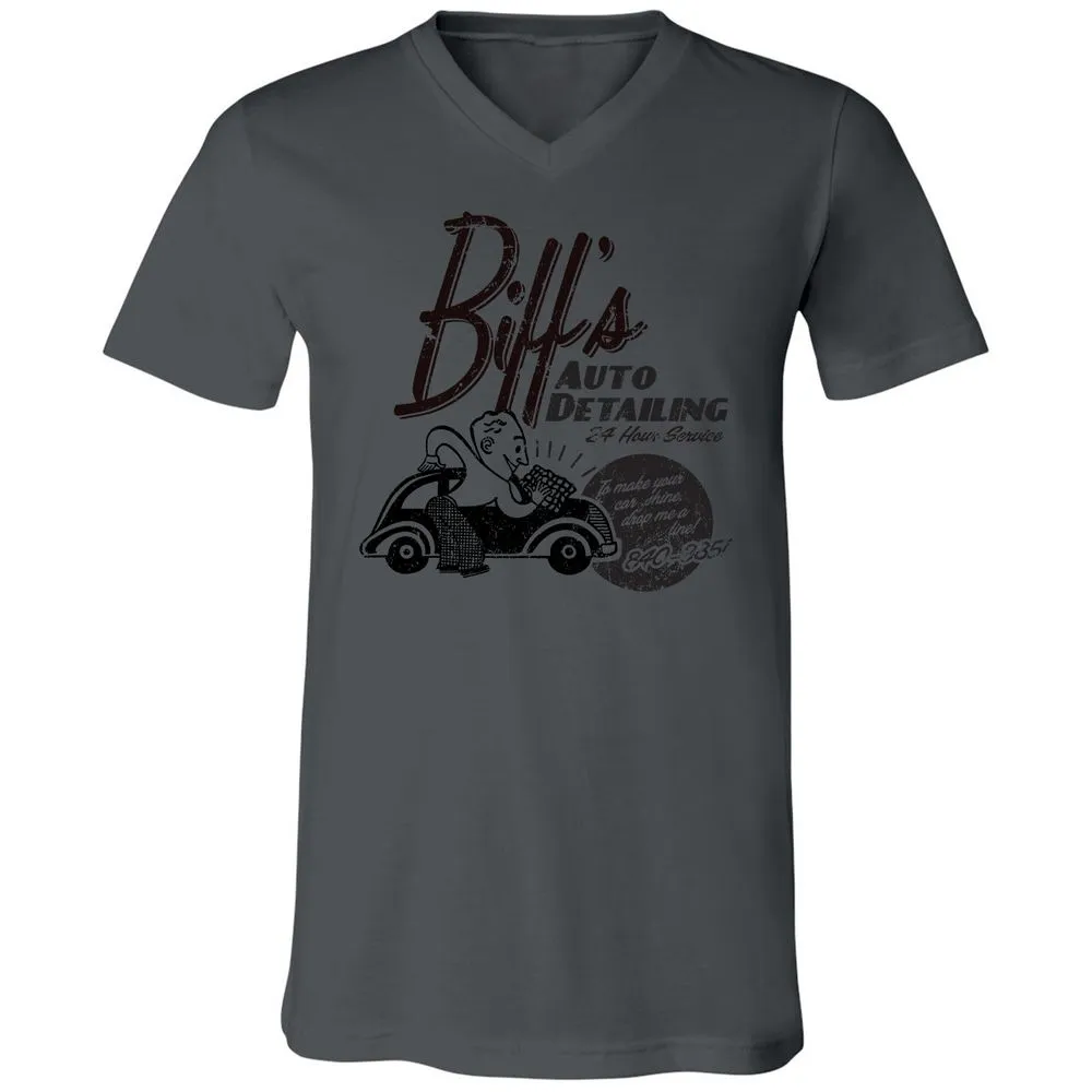 Unisex V-Neck T-Shirt - AHY7LPA8 - Asphalt - 12