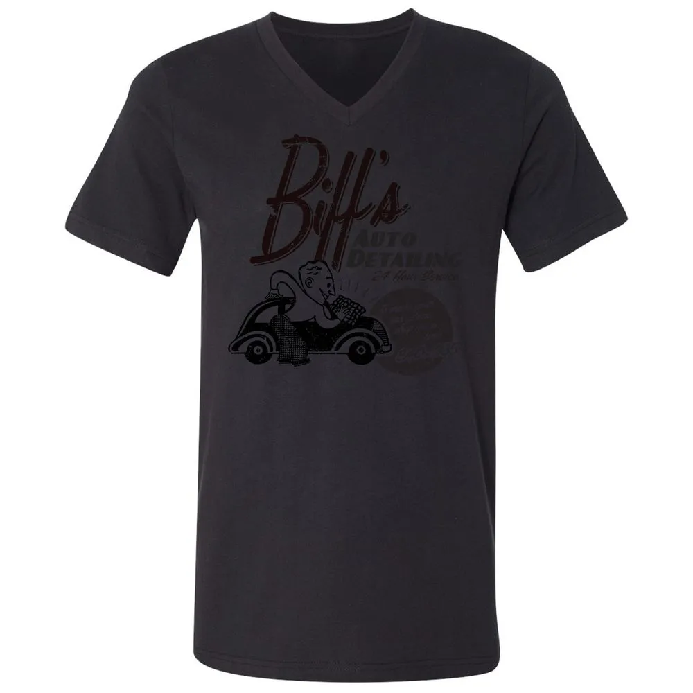 Unisex V-Neck T-Shirt - AHY7LPA8 - Black - 16