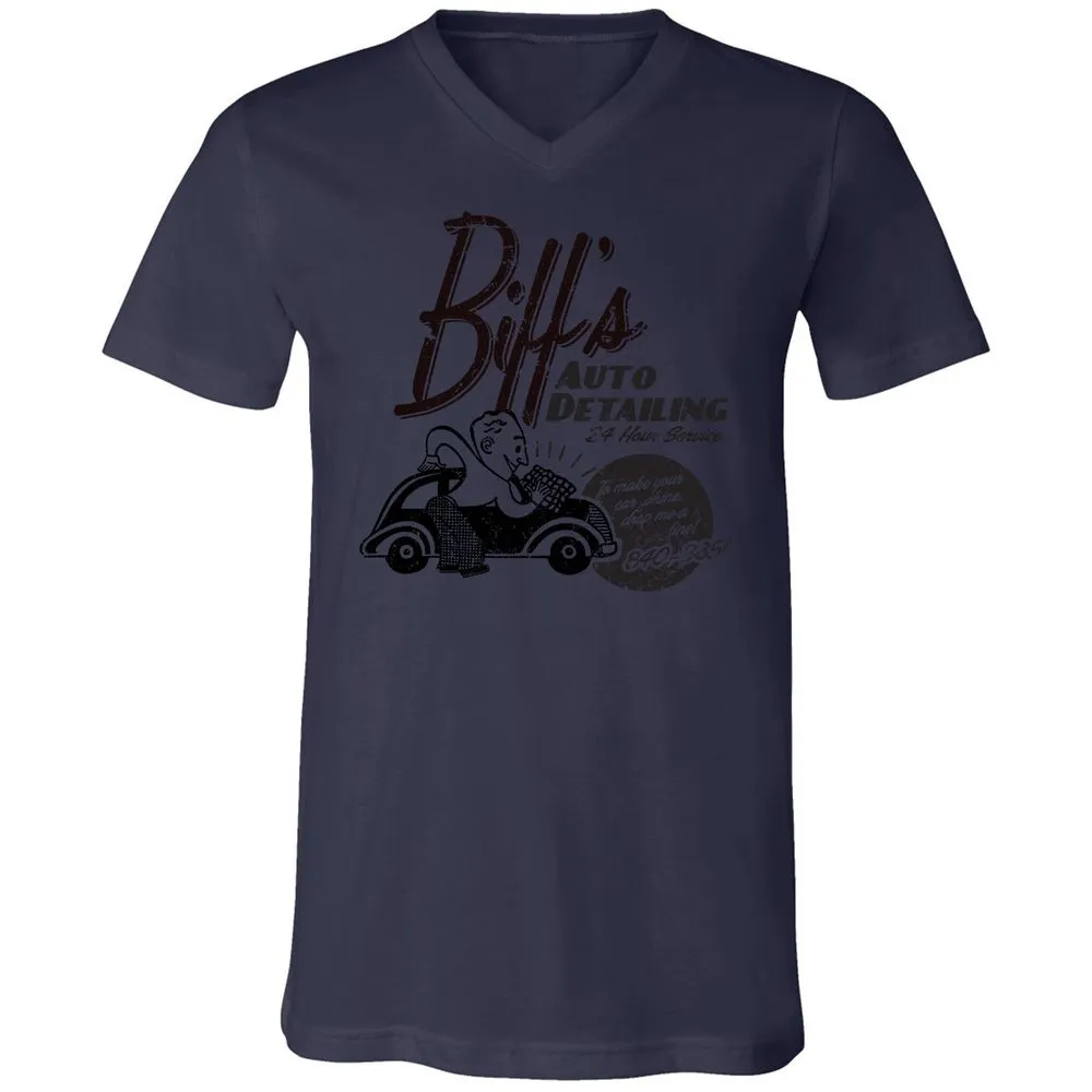 Unisex V-Neck T-Shirt - AHY7LPA8 - Navy - 9