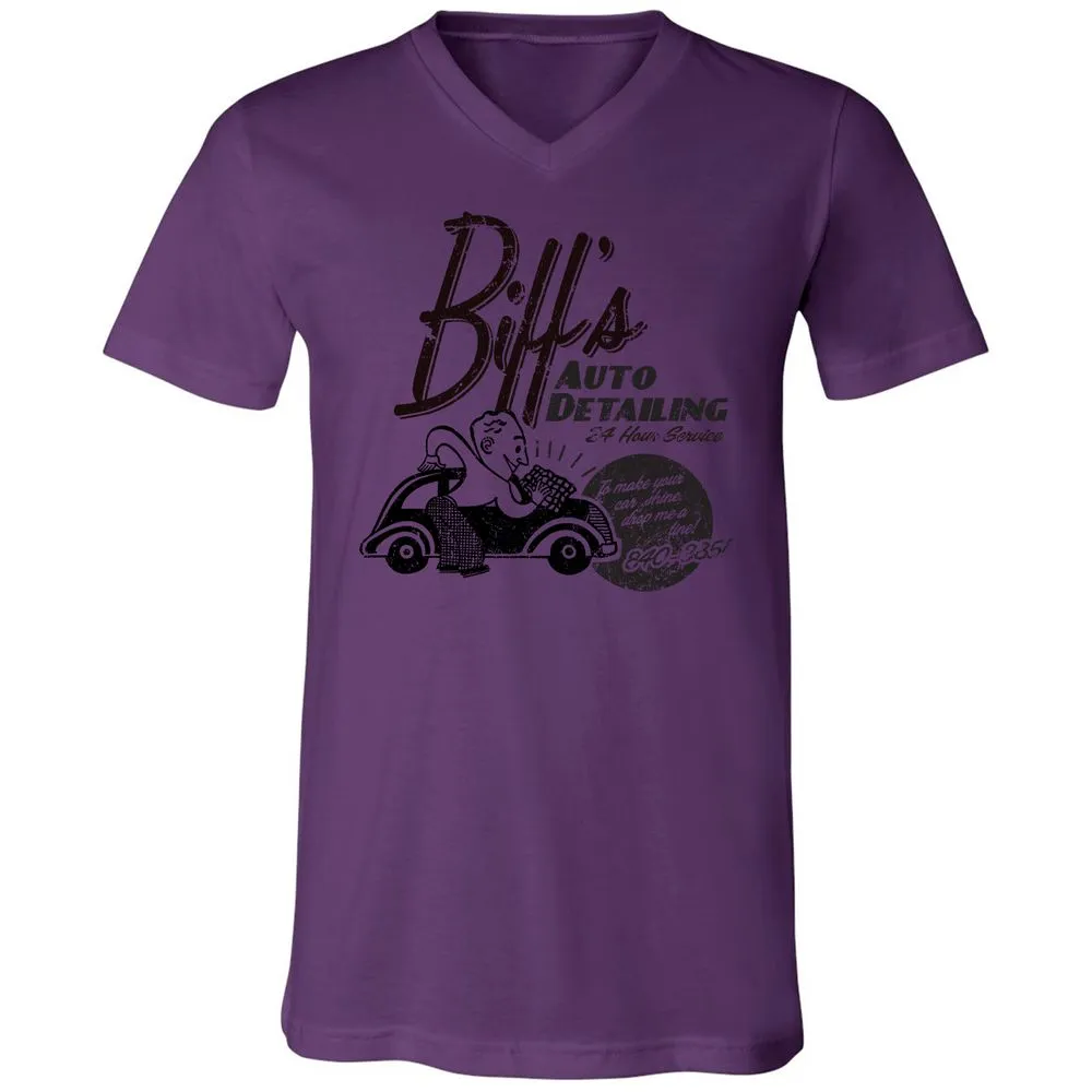Unisex V-Neck T-Shirt - AHY7LPA8 - Team Purple - 2