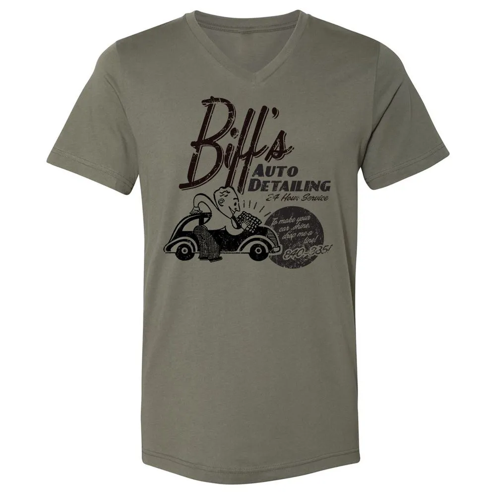 Unisex V-Neck T-Shirt - AHY7LPA8 - Military Green - 10