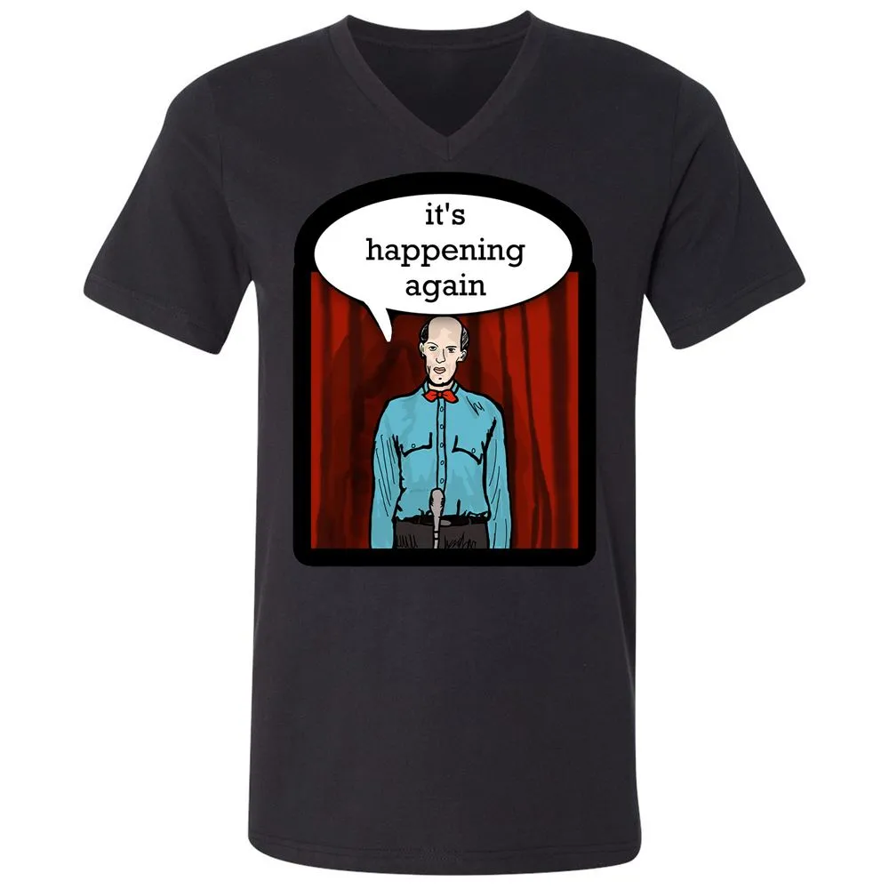 Unisex V-Neck T-Shirt - WV35CDFX - Black - 16
