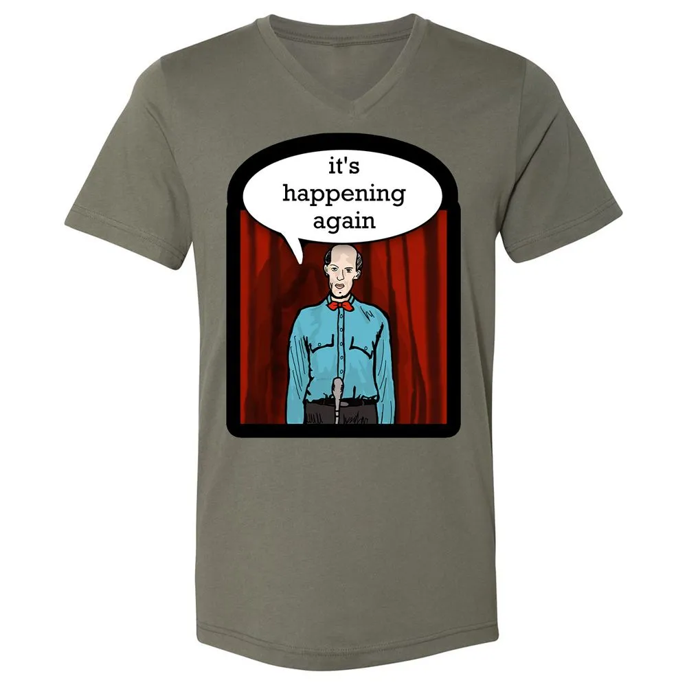 Unisex V-Neck T-Shirt - WV35CDFX - Military Green - 10