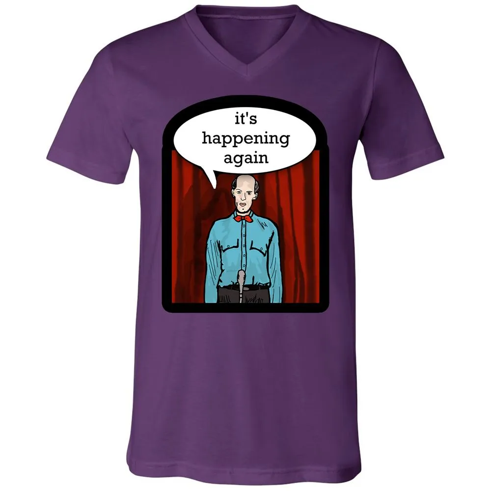Unisex V-Neck T-Shirt - WV35CDFX - Team Purple - 2