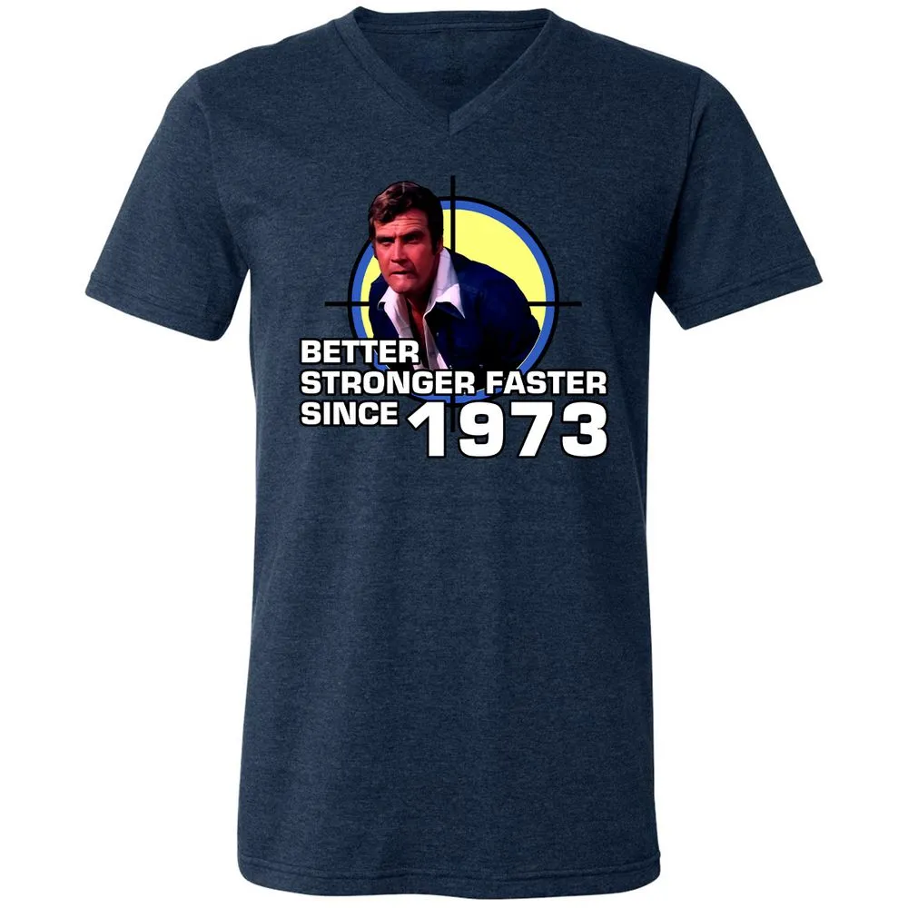 Unisex V-Neck T-Shirt - F1NS57UB - Heather Navy - 15