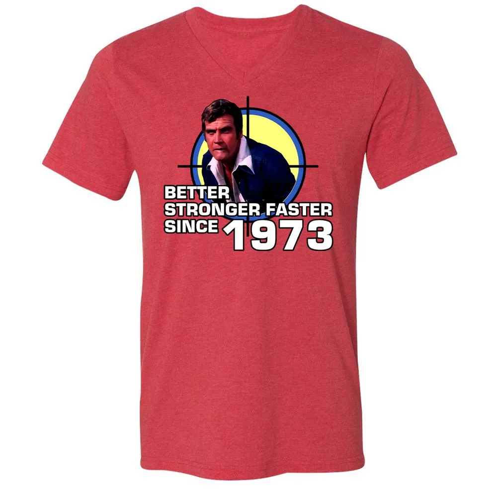 Unisex V-Neck T-Shirt - F1NS57UB - Heather Red - 5