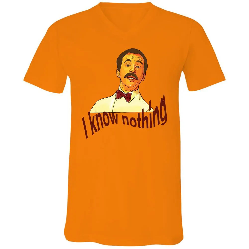 Unisex V-Neck T-Shirt - 5XT7LGE1 - Orange - 11
