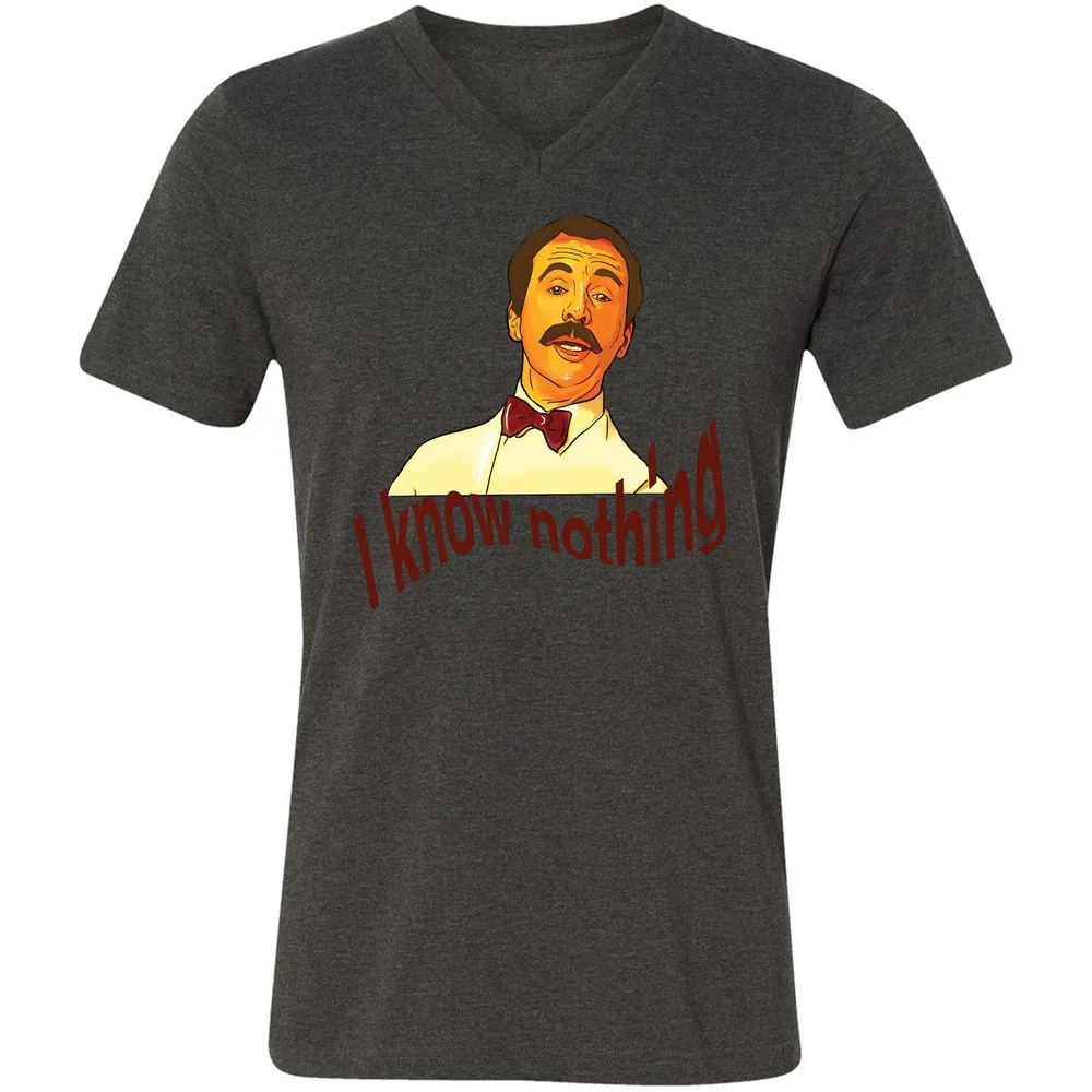 Unisex V-Neck T-Shirt - 5XT7LGE1 - Dark Grey Heather - 8