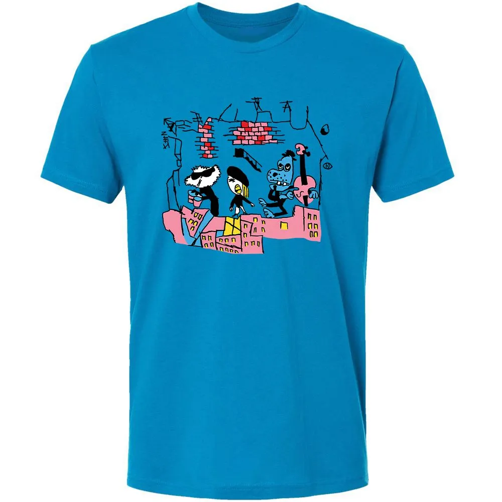 Premium Unisex T-Shirt - 9KQM9BLS - Turquoise - 4