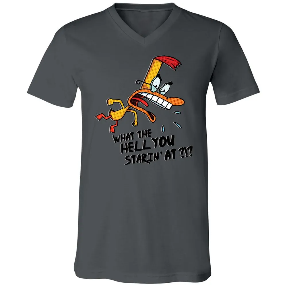 Unisex V-Neck T-Shirt - K6YAS41V - Asphalt - 12