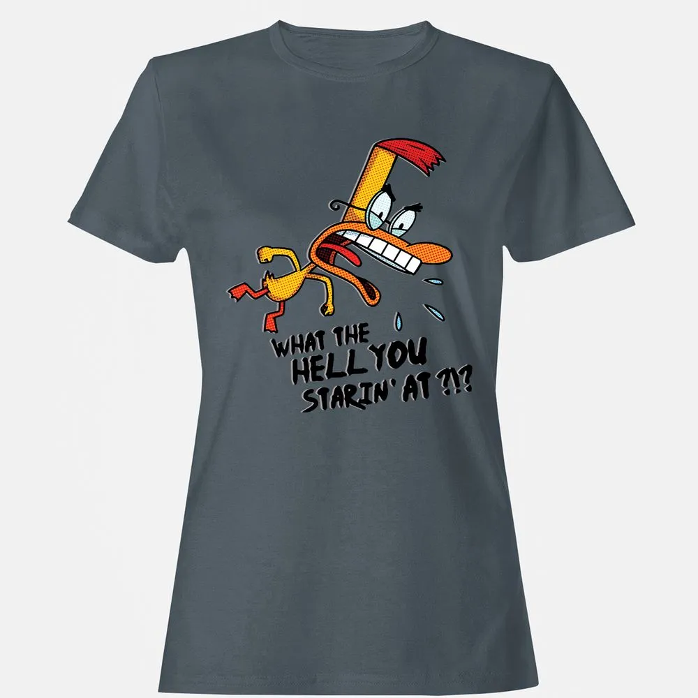 Women's T-Shirt - 83J4JYQF - Charcoal - 3