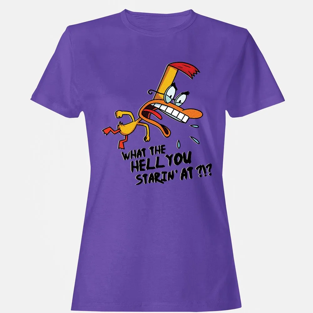 Women's T-Shirt - 83J4JYQF - Purple - 12